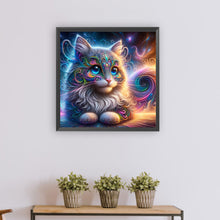 Load image into Gallery viewer, Cat 50*50CM(Canvas) Full Round Drill Diamond Painting
