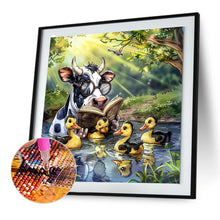 Load image into Gallery viewer, Cow 50*50CM(Canvas) Full Round Drill Diamond Painting
