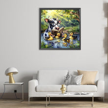 Load image into Gallery viewer, Cow 50*50CM(Canvas) Full Round Drill Diamond Painting
