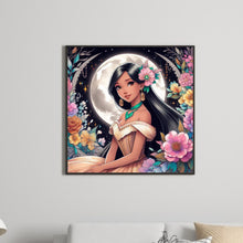 Load image into Gallery viewer, Princess Jasmine 50*50CM(Canvas) Full Round Drill Diamond Painting
