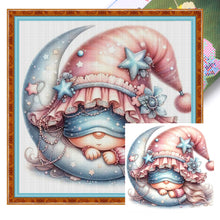 Load image into Gallery viewer, Huancan - Moon Girl - 50*50CM 14CT 2 Stamped Cross Stitch

