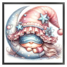 Load image into Gallery viewer, Huancan - Moon Girl - 50*50CM 14CT 2 Stamped Cross Stitch

