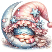 Load image into Gallery viewer, Huancan - Moon Girl - 50*50CM 14CT 2 Stamped Cross Stitch
