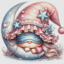 Load image into Gallery viewer, Huancan - Moon Girl - 50*50CM 14CT 2 Stamped Cross Stitch
