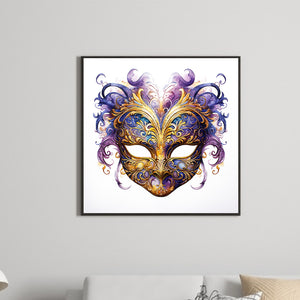 Carnival Masks 30*30CM(Canvas) Full Round Drill Diamond Painting