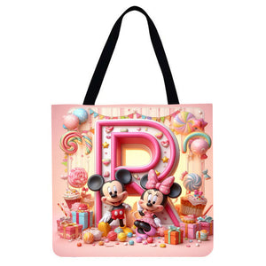 Canvas Bag-The 26 Letters of the Alphabet 40*40CM