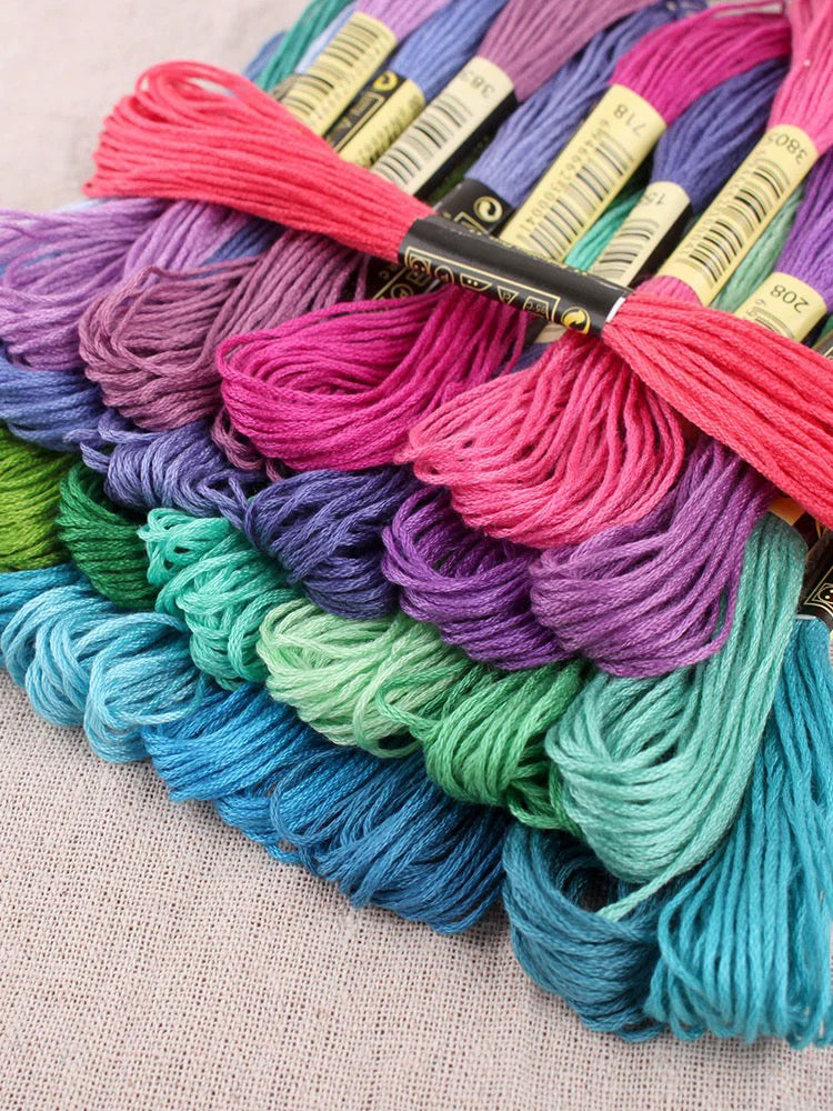 10Pcs Egyptian Cotton Cross Stitch Thread150-151-152-153-154-155-156-157-158-159