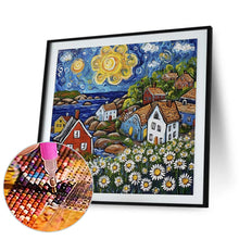 Load image into Gallery viewer, Colorful House 30*30CM(Canvas) Full Round Drill Diamond Painting
