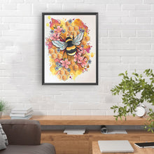 Load image into Gallery viewer, Bee 30*40CM(Canvas) Full Round Drill Diamond Painting
