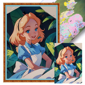 Yishu - Princess Alice - 40*60CM 11CT 3 Stamped Cross Stitch