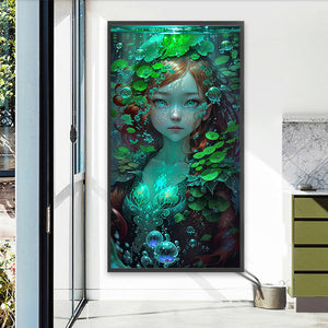 Girl 40*75CM(Canvas) Full Round Drill Diamond Painting