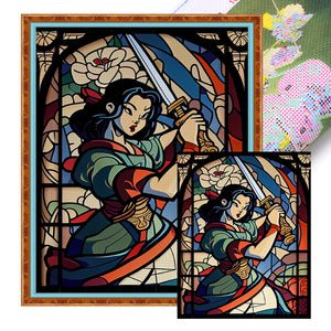 Yishu - Disney Princess Mulan - 50*60CM 11CT 3 Stamped Cross Stitch