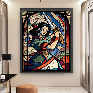 Yishu - Disney Princess Mulan - 50*60CM 11CT 3 Stamped Cross Stitch