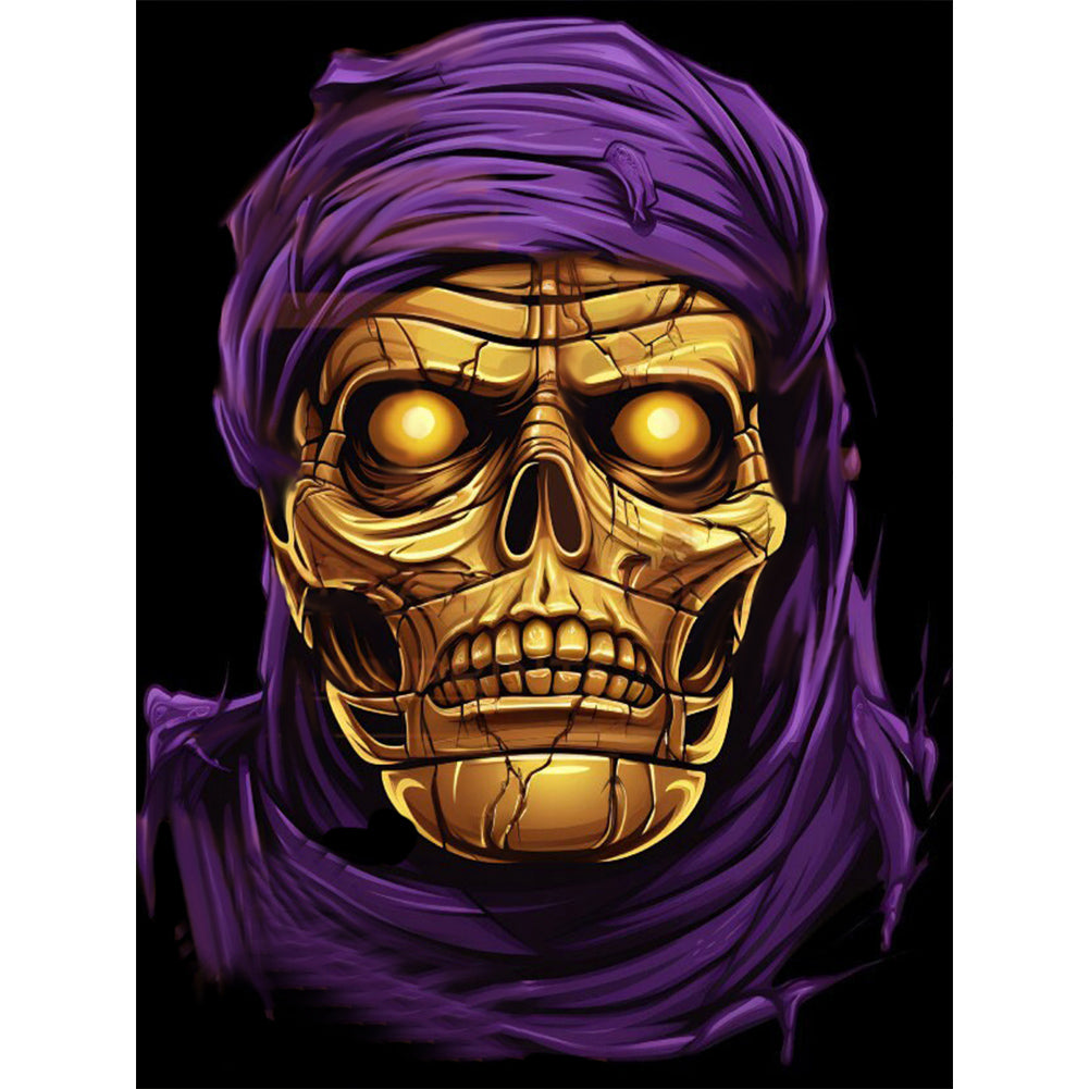 Skeleton 30*40CM(Canvas) Full Round Drill Diamond Painting