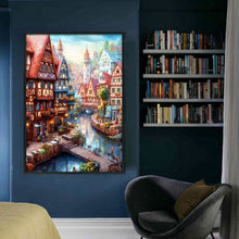 Load image into Gallery viewer, Huancan - Water Castle - 40*60CM 16CT 2 Stamped Cross Stitch
