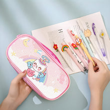 Load image into Gallery viewer, Cartoon Unicorn Round DIY Diamond Painting Stationery Box Students Pencil Case
