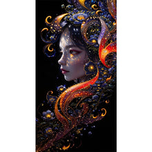 Load image into Gallery viewer, Flowers And Girls 40*75CM(Picture) Full Round Drill Diamond Painting
