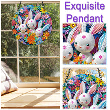 Load image into Gallery viewer, Suncatcher Animal Diamond Painting Art Pendant for Kid DIY Craft (Rabbit)
