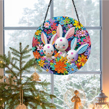 Load image into Gallery viewer, Suncatcher Animal Diamond Painting Art Pendant for Kid DIY Craft (Rabbit)
