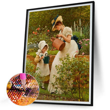 Load image into Gallery viewer, Girl And Mother 30*40CM(Canvas) Full Round Drill Diamond Painting

