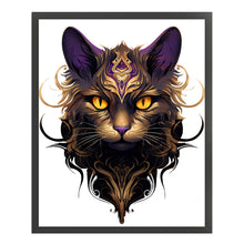 Load image into Gallery viewer, Yishu - Cat - 40*50CM 11CT 3 Stamped Cross Stitch
