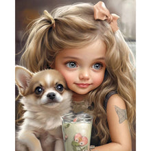 Load image into Gallery viewer, Little Girl 40*50CM(Picture) Full Square Drill Diamond Painting
