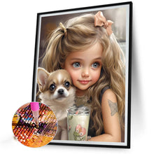 Load image into Gallery viewer, Little Girl 40*50CM(Picture) Full Square Drill Diamond Painting
