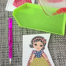 Load image into Gallery viewer, Diamond Painting Pen Kit with 5 Drill Pen Picking Heads and 1  Clay (Purple)
