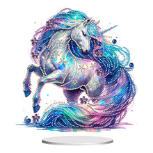 Load image into Gallery viewer, 2D Flat Unicorn Print DIY Desktop Diamond Art Kits for Home Office Desktop Decor
