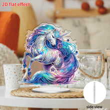Load image into Gallery viewer, 2D Flat Unicorn Print DIY Desktop Diamond Art Kits for Home Office Desktop Decor
