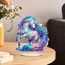 Load image into Gallery viewer, 2D Flat Unicorn Print DIY Desktop Diamond Art Kits for Home Office Desktop Decor
