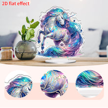 Load image into Gallery viewer, 2D Flat Unicorn Print DIY Desktop Diamond Art Kits for Home Office Desktop Decor
