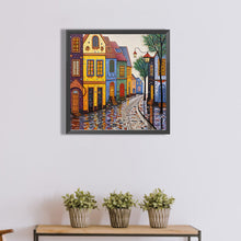 Load image into Gallery viewer, Colorful House 40*40CM(Canvas) Full Round Drill Diamond Painting
