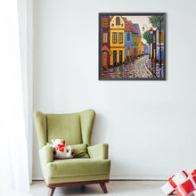 Load image into Gallery viewer, Colorful House 40*40CM(Canvas) Full Round Drill Diamond Painting
