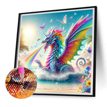 Load image into Gallery viewer, Colorful Dragon By The Sea 30*30CM(Canvas) Full Round Drill Diamond Painting
