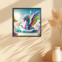 Load image into Gallery viewer, Colorful Dragon By The Sea 30*30CM(Canvas) Full Round Drill Diamond Painting
