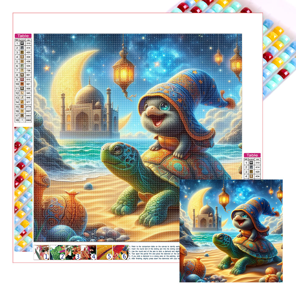 Exotic Turtle 30*30CM(Picture) Full Square Drill Diamond Painting