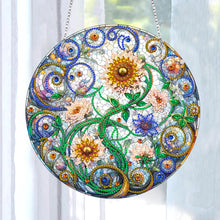 Load image into Gallery viewer, Suncatcher Diamond Painting Hanging Pendant Home Windows Decor (Leaves)

