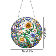 Load image into Gallery viewer, Suncatcher Diamond Painting Hanging Pendant Home Windows Decor (Leaves)
