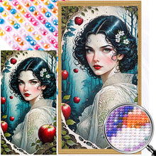 Load image into Gallery viewer, Brunette Girl 40*75CM(Picture) Full Round Drill Diamond Painting
