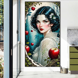 Brunette Girl 40*75CM(Picture) Full Round Drill Diamond Painting