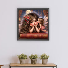 Load image into Gallery viewer, Cartoon Girl And Elf 50*50CM(Canvas) Full Round Drill Diamond Painting
