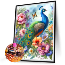 Load image into Gallery viewer, Peacock In The Garden 40*50CM(Canvas) Full Round Drill Diamond Painting
