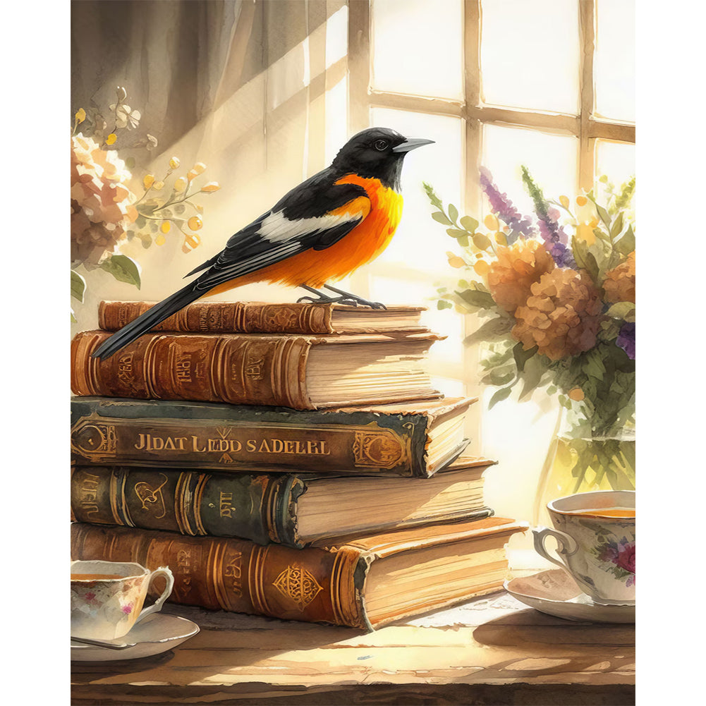 Birds At Sunset 40*50CM(Canvas) Full Round Drill Diamond Painting