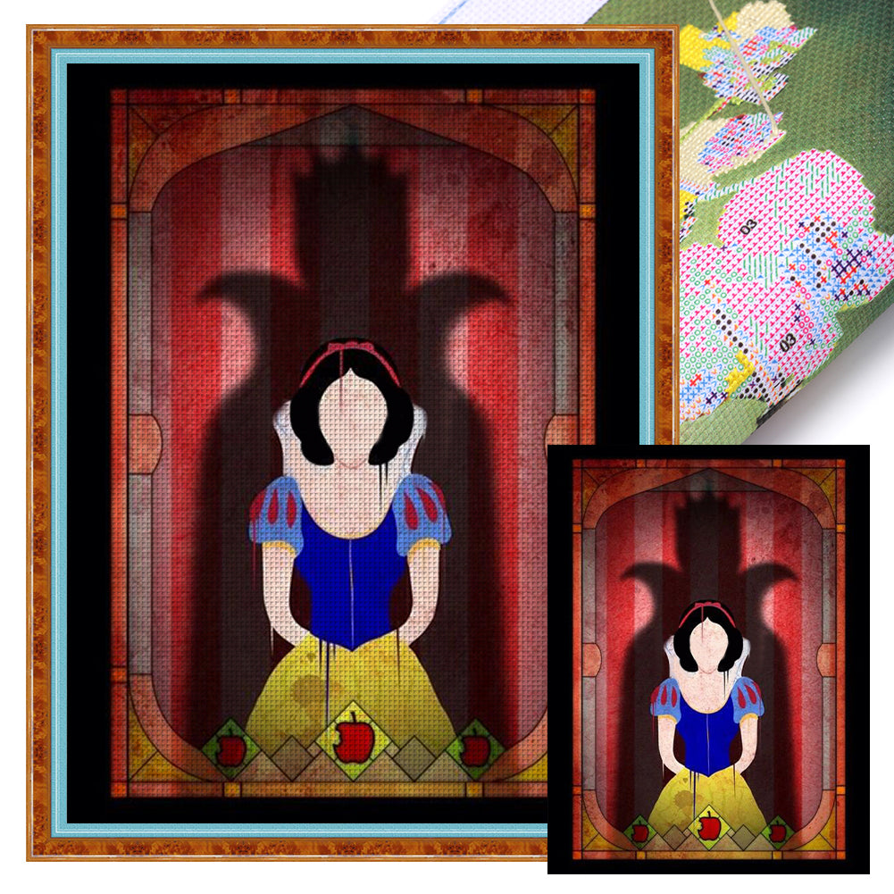 Yishu - Snow White - 40*55CM 11CT 3 Stamped Cross Stitch