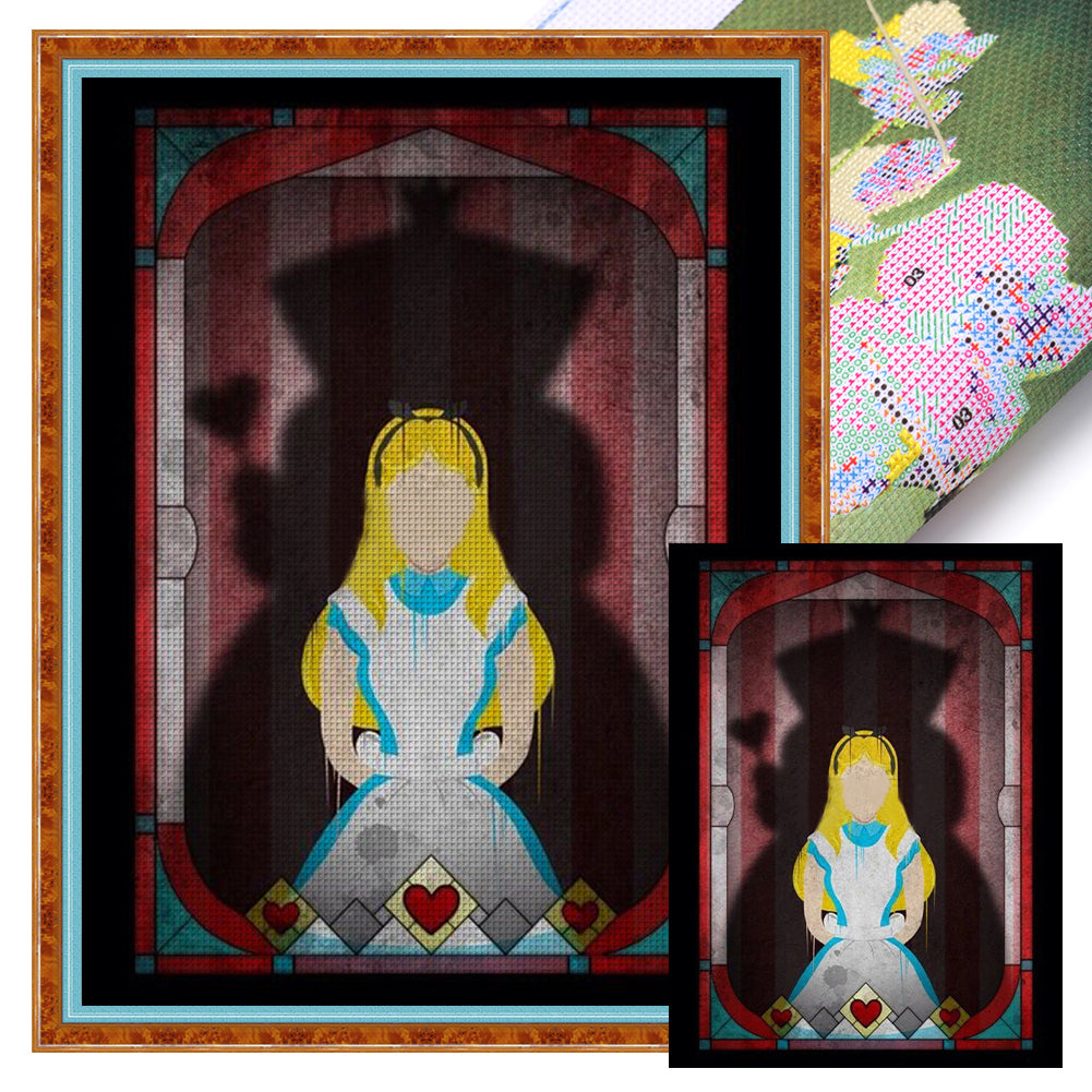 Yishu - Princess Alice - 40*55CM 11CT 3 Stamped Cross Stitch