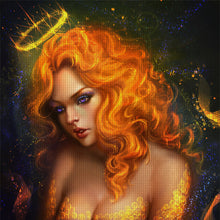 Load image into Gallery viewer, Yishu - Blonde Queen - 50*50CM 11CT 3 Stamped Cross Stitch
