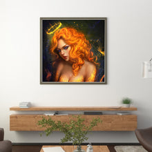 Load image into Gallery viewer, Yishu - Blonde Queen - 50*50CM 11CT 3 Stamped Cross Stitch
