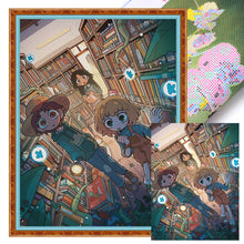 Load image into Gallery viewer, Yishu - Anime Exploration Team - 50*65CM 11CT 3 Stamped Cross Stitch
