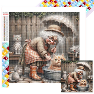 Pet Company 30*30CM(Picture) Full Square Drill Diamond Painting